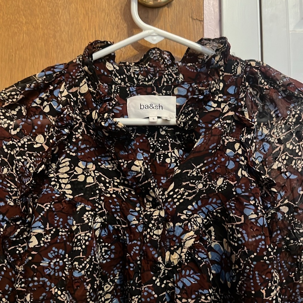 Bash Brown Based Pullover. Has Flecks In Black Bl… - image 4